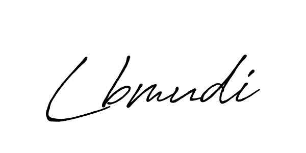 Design your own signature with our free online signature maker. With this signature software, you can create a handwritten (Antro_Vectra_Bolder) signature for name Lbmudi. Lbmudi signature style 7 images and pictures png