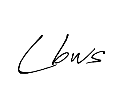 The best way (Antro_Vectra_Bolder) to make a short signature is to pick only two or three words in your name. The name Lbws include a total of six letters. For converting this name. Lbws signature style 7 images and pictures png