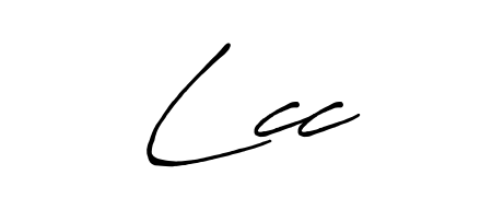 A stylish, flowing autograph style designed for name Lcc using Antro_Vectra_Bolder typography. Perfect for digital creative projects. Lcc signature style 7 images and pictures png