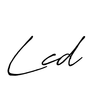 Use a signature maker to create a handwritten signature online. With this signature software, you can design (Antro_Vectra_Bolder) your own signature for name Lcd. Lcd signature style 7 images and pictures png