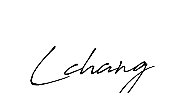 How to make Lchang signature? Antro_Vectra_Bolder is a professional autograph style. Create handwritten signature for Lchang name. Lchang signature style 7 images and pictures png