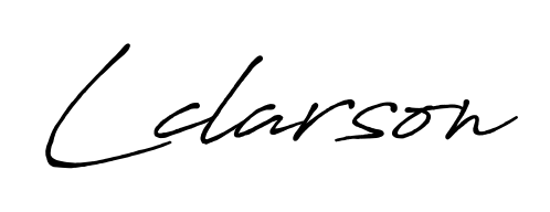 Design your own signature with our free online signature maker. With this signature software, you can create a handwritten (Antro_Vectra_Bolder) signature for name Lclarson. Lclarson signature style 7 images and pictures png