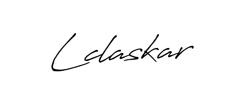 Lclaskar stylish signature style. Best Handwritten Sign (Antro_Vectra_Bolder) for my name. Handwritten Signature Collection Ideas for my name Lclaskar. Lclaskar signature style 7 images and pictures png