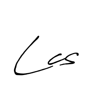 Create a beautiful signature design for name Lcs. With this signature (Antro_Vectra_Bolder) fonts, you can make a handwritten signature for free. Lcs signature style 7 images and pictures png