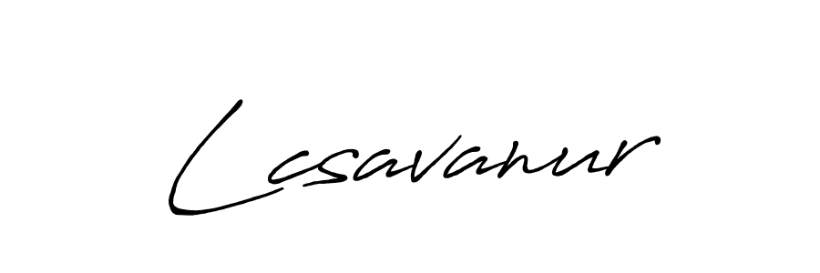 How to make Lcsavanur signature? Antro_Vectra_Bolder is a professional autograph style. Create handwritten signature for Lcsavanur name. Lcsavanur signature style 7 images and pictures png