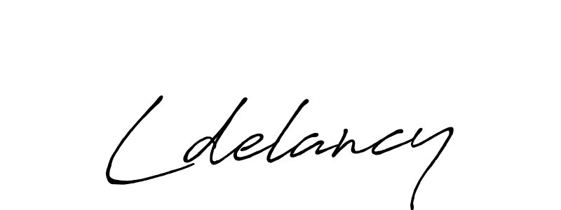 The best way (Antro_Vectra_Bolder) to make a short signature is to pick only two or three words in your name. The name Ldelancy include a total of six letters. For converting this name. Ldelancy signature style 7 images and pictures png