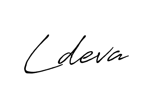 Also we have Ldeva name is the best signature style. Create professional handwritten signature collection using Antro_Vectra_Bolder autograph style. Ldeva signature style 7 images and pictures png