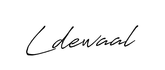 Design your own signature with our free online signature maker. With this signature software, you can create a handwritten (Antro_Vectra_Bolder) signature for name Ldewaal. Ldewaal signature style 7 images and pictures png
