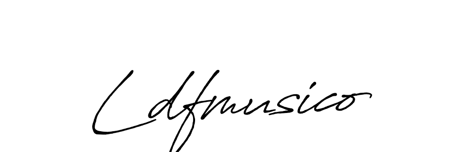 Design your own signature with our free online signature maker. With this signature software, you can create a handwritten (Antro_Vectra_Bolder) signature for name Ldfmusico. Ldfmusico signature style 7 images and pictures png