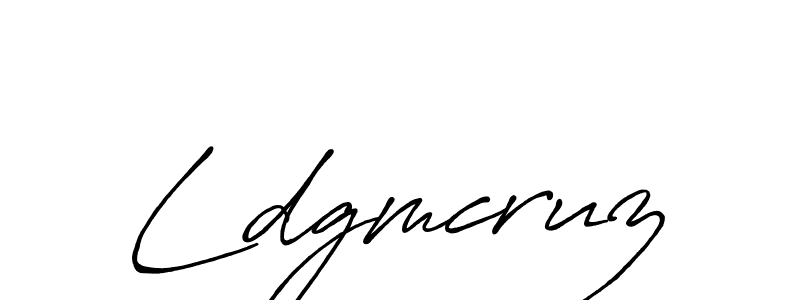 Design your own signature with our free online signature maker. With this signature software, you can create a handwritten (Antro_Vectra_Bolder) signature for name Ldgmcruz. Ldgmcruz signature style 7 images and pictures png