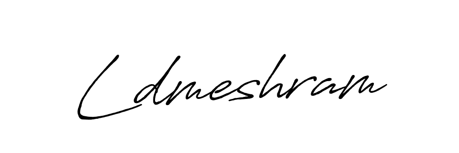 How to make Ldmeshram signature? Antro_Vectra_Bolder is a professional autograph style. Create handwritten signature for Ldmeshram name. Ldmeshram signature style 7 images and pictures png