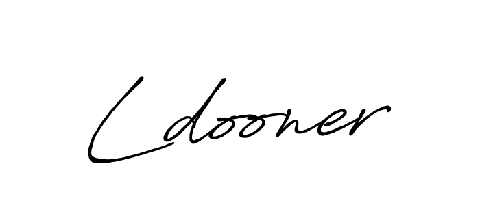 Make a beautiful signature design for name Ldooner. With this signature (Antro_Vectra_Bolder) style, you can create a handwritten signature for free. Ldooner signature style 7 images and pictures png