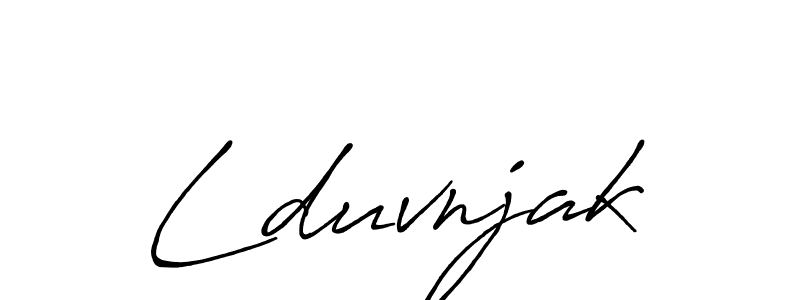 Lduvnjak stylish signature style. Best Handwritten Sign (Antro_Vectra_Bolder) for my name. Handwritten Signature Collection Ideas for my name Lduvnjak. Lduvnjak signature style 7 images and pictures png