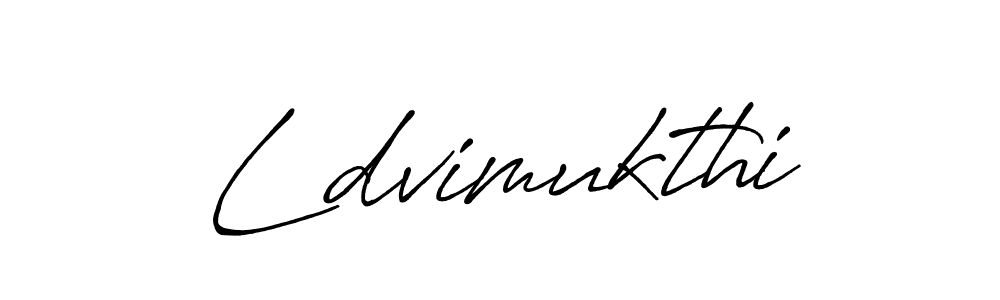 Make a beautiful signature design for name Ldvimukthi. With this signature (Antro_Vectra_Bolder) style, you can create a handwritten signature for free. Ldvimukthi signature style 7 images and pictures png