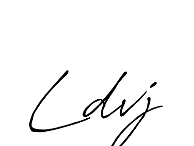 Create a beautiful signature design for name Ldvj. With this signature (Antro_Vectra_Bolder) fonts, you can make a handwritten signature for free. Ldvj signature style 7 images and pictures png