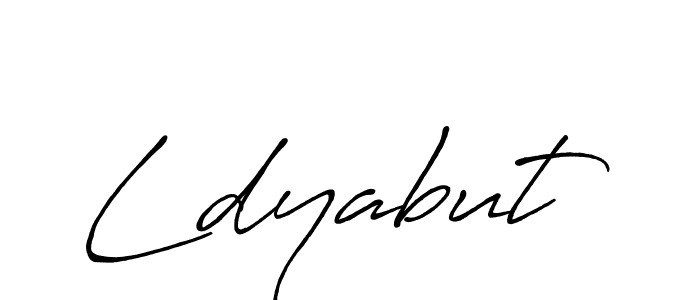 Antro_Vectra_Bolder is a professional signature style that is perfect for those who want to add a touch of class to their signature. It is also a great choice for those who want to make their signature more unique. Get Ldyabut name to fancy signature for free. Ldyabut signature style 7 images and pictures png