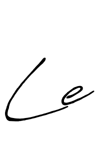 Le stylish signature style. Best Handwritten Sign (Antro_Vectra_Bolder) for my name. Handwritten Signature Collection Ideas for my name Le. Le signature style 7 images and pictures png