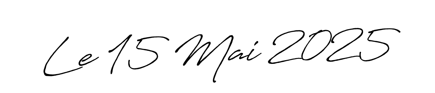 Similarly Antro_Vectra_Bolder is the best handwritten signature design. Signature creator online .You can use it as an online autograph creator for name Le 15 Mai 2025. Le 15 Mai 2025 signature style 7 images and pictures png