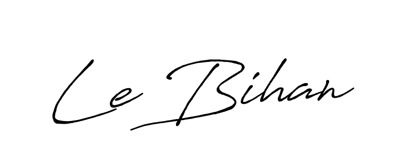 How to make Le Bihan signature? Antro_Vectra_Bolder is a professional autograph style. Create handwritten signature for Le Bihan name. Le Bihan signature style 7 images and pictures png