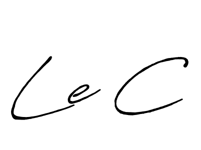 Once you've used our free online signature maker to create your best signature Antro_Vectra_Bolder style, it's time to enjoy all of the benefits that Le C name signing documents. Le C signature style 7 images and pictures png