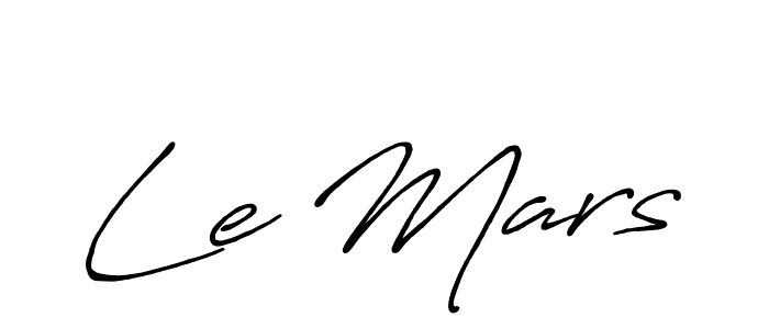 Make a beautiful signature design for name Le Mars. With this signature (Antro_Vectra_Bolder) style, you can create a handwritten signature for free. Le Mars signature style 7 images and pictures png