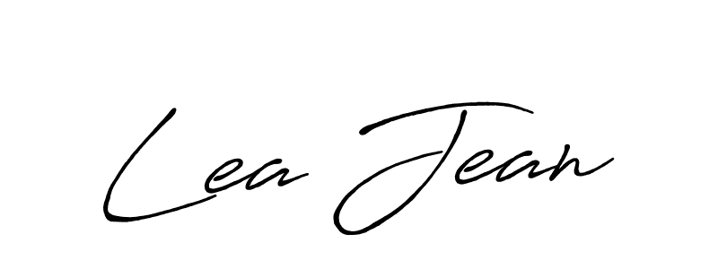 Use a signature maker to create a handwritten signature online. With this signature software, you can design (Antro_Vectra_Bolder) your own signature for name Lea Jean. Lea Jean signature style 7 images and pictures png