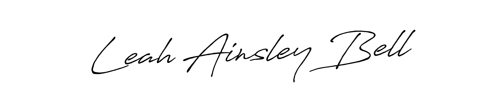 Design your own signature with our free online signature maker. With this signature software, you can create a handwritten (Antro_Vectra_Bolder) signature for name Leah Ainsley Bell. Leah Ainsley Bell signature style 7 images and pictures png