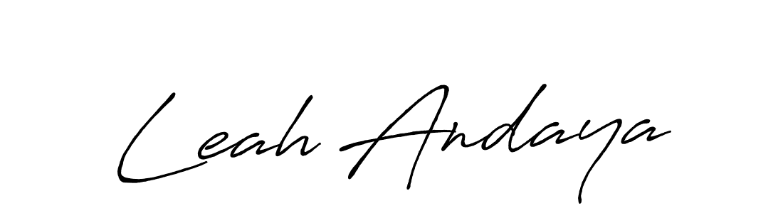 Similarly Antro_Vectra_Bolder is the best handwritten signature design. Signature creator online .You can use it as an online autograph creator for name Leah Andaya. Leah Andaya signature style 7 images and pictures png