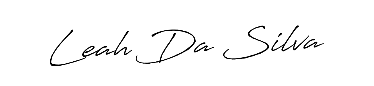 The best way (Antro_Vectra_Bolder) to make a short signature is to pick only two or three words in your name. The name Leah Da Silva include a total of six letters. For converting this name. Leah Da Silva signature style 7 images and pictures png