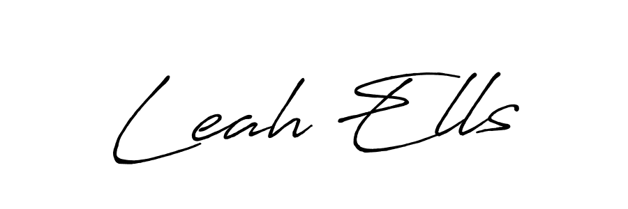 Similarly Antro_Vectra_Bolder is the best handwritten signature design. Signature creator online .You can use it as an online autograph creator for name Leah Ells. Leah Ells signature style 7 images and pictures png