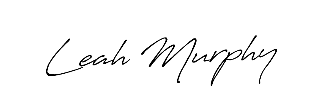 It looks lik you need a new signature style for name Leah Murphy. Design unique handwritten (Antro_Vectra_Bolder) signature with our free signature maker in just a few clicks. Leah Murphy signature style 7 images and pictures png