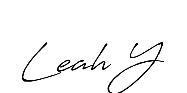 Once you've used our free online signature maker to create your best signature Antro_Vectra_Bolder style, it's time to enjoy all of the benefits that Leah Y name signing documents. Leah Y signature style 7 images and pictures png