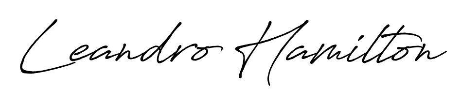 How to make Leandro Hamilton name signature. Use Antro_Vectra_Bolder style for creating short signs online. This is the latest handwritten sign. Leandro Hamilton signature style 7 images and pictures png
