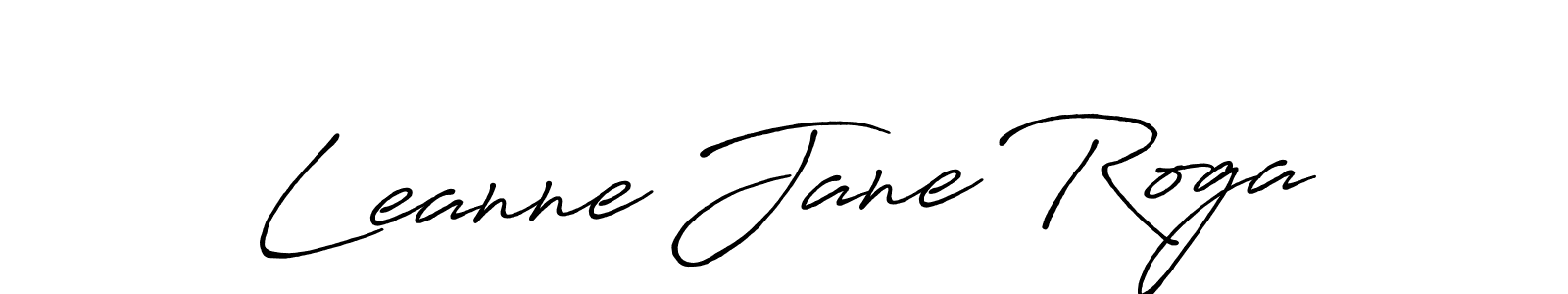 Use a signature maker to create a handwritten signature online. With this signature software, you can design (Antro_Vectra_Bolder) your own signature for name Leanne Jane Roga. Leanne Jane Roga signature style 7 images and pictures png