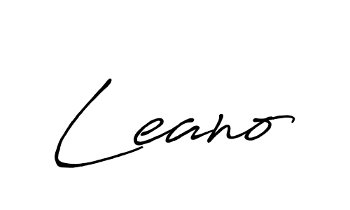Also You can easily find your signature by using the search form. We will create Leano name handwritten signature images for you free of cost using Antro_Vectra_Bolder sign style. Leano signature style 7 images and pictures png