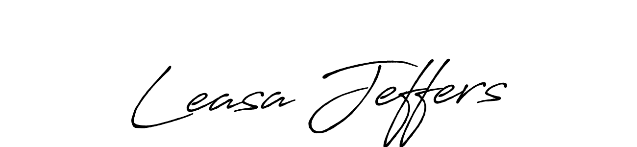 How to make Leasa Jeffers signature? Antro_Vectra_Bolder is a professional autograph style. Create handwritten signature for Leasa Jeffers name. Leasa Jeffers signature style 7 images and pictures png