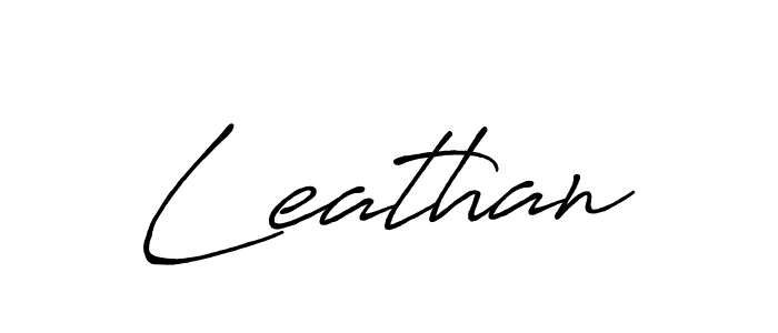 Also we have Leathan name is the best signature style. Create professional handwritten signature collection using Antro_Vectra_Bolder autograph style. Leathan signature style 7 images and pictures png