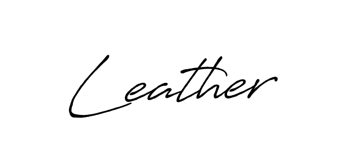 Make a beautiful signature design for name Leather. Use this online signature maker to create a handwritten signature for free. Leather signature style 7 images and pictures png