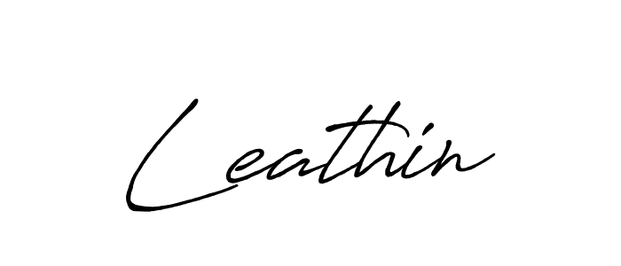 It looks lik you need a new signature style for name Leathin. Design unique handwritten (Antro_Vectra_Bolder) signature with our free signature maker in just a few clicks. Leathin signature style 7 images and pictures png