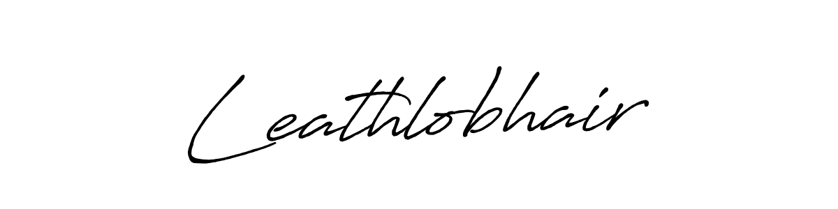 It looks lik you need a new signature style for name Leathlobhair. Design unique handwritten (Antro_Vectra_Bolder) signature with our free signature maker in just a few clicks. Leathlobhair signature style 7 images and pictures png