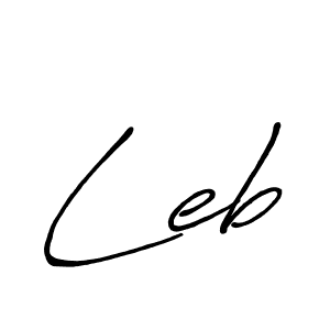 It looks lik you need a new signature style for name Leb. Design unique handwritten (Antro_Vectra_Bolder) signature with our free signature maker in just a few clicks. Leb signature style 7 images and pictures png