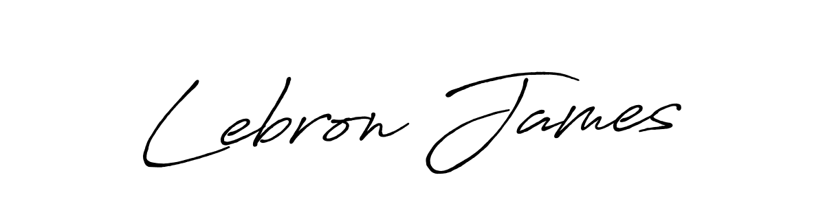 Create a beautiful signature design for name Lebron James. With this signature (Antro_Vectra_Bolder) fonts, you can make a handwritten signature for free. Lebron James signature style 7 images and pictures png