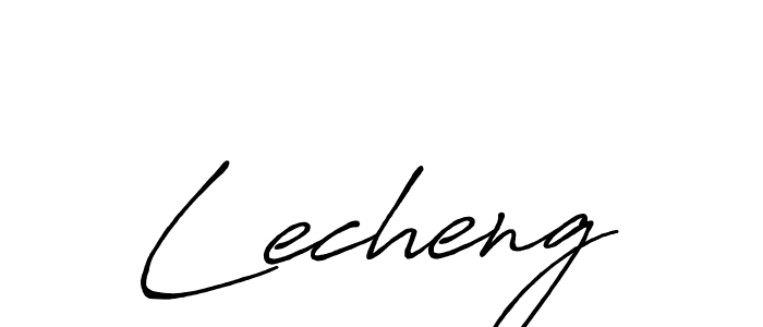 Use a signature maker to create a handwritten signature online. With this signature software, you can design (Antro_Vectra_Bolder) your own signature for name Lecheng. Lecheng signature style 7 images and pictures png