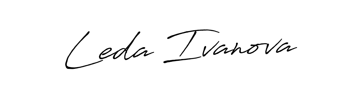 You should practise on your own different ways (Antro_Vectra_Bolder) to write your name (Leda Ivanova) in signature. don't let someone else do it for you. Leda Ivanova signature style 7 images and pictures png