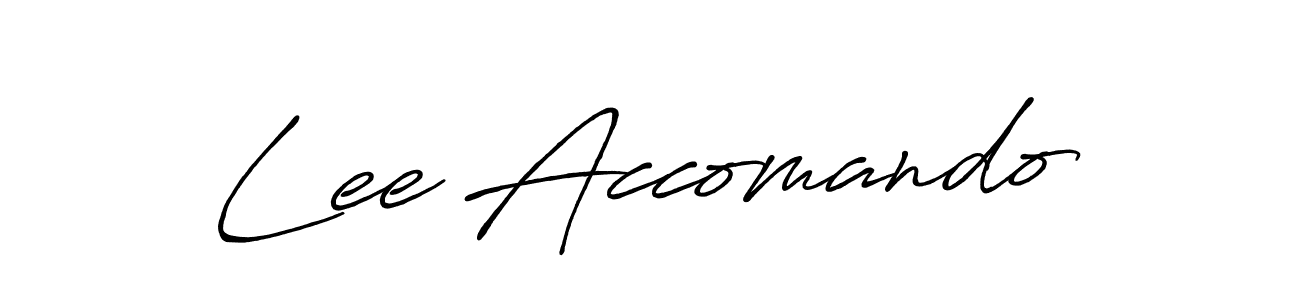 Make a short Lee Accomando signature style. Manage your documents anywhere anytime using Antro_Vectra_Bolder. Create and add eSignatures, submit forms, share and send files easily. Lee Accomando signature style 7 images and pictures png