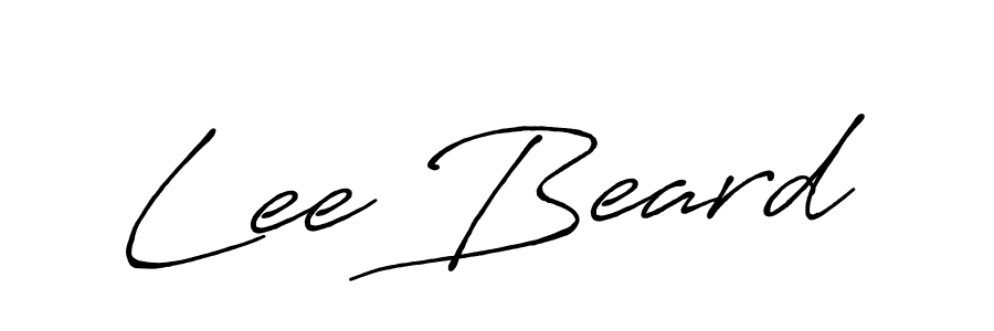 if you are searching for the best signature style for your name Lee Beard. so please give up your signature search. here we have designed multiple signature styles  using Antro_Vectra_Bolder. Lee Beard signature style 7 images and pictures png