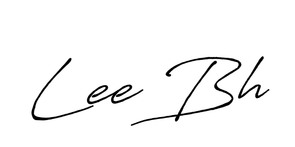 Also You can easily find your signature by using the search form. We will create Lee Bh name handwritten signature images for you free of cost using Antro_Vectra_Bolder sign style. Lee Bh signature style 7 images and pictures png