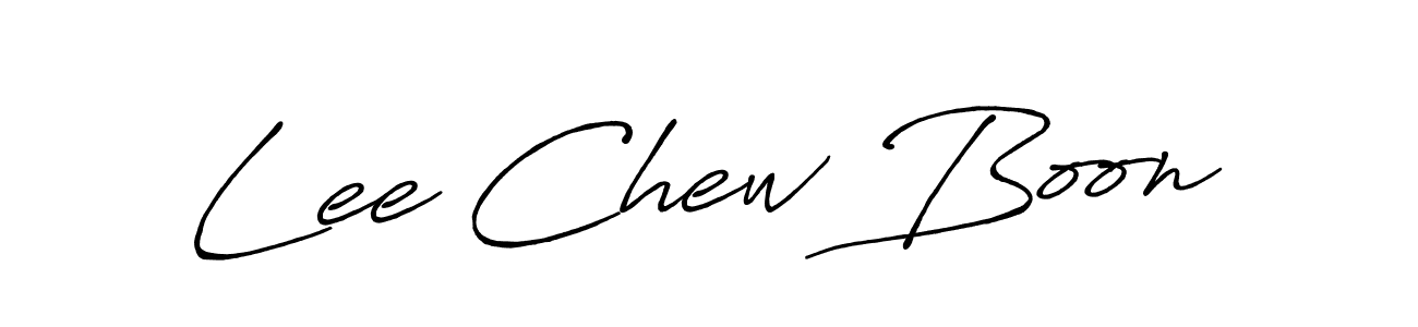 Also we have Lee Chew Boon name is the best signature style. Create professional handwritten signature collection using Antro_Vectra_Bolder autograph style. Lee Chew Boon signature style 7 images and pictures png