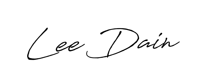 Create a beautiful signature design for name Lee Dain. With this signature (Antro_Vectra_Bolder) fonts, you can make a handwritten signature for free. Lee Dain signature style 7 images and pictures png