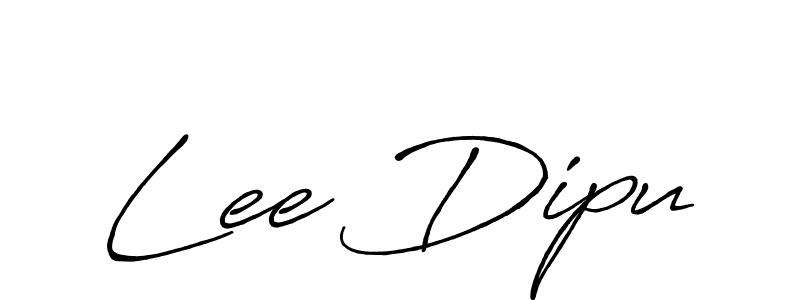 You can use this online signature creator to create a handwritten signature for the name Lee Dipu. This is the best online autograph maker. Lee Dipu signature style 7 images and pictures png